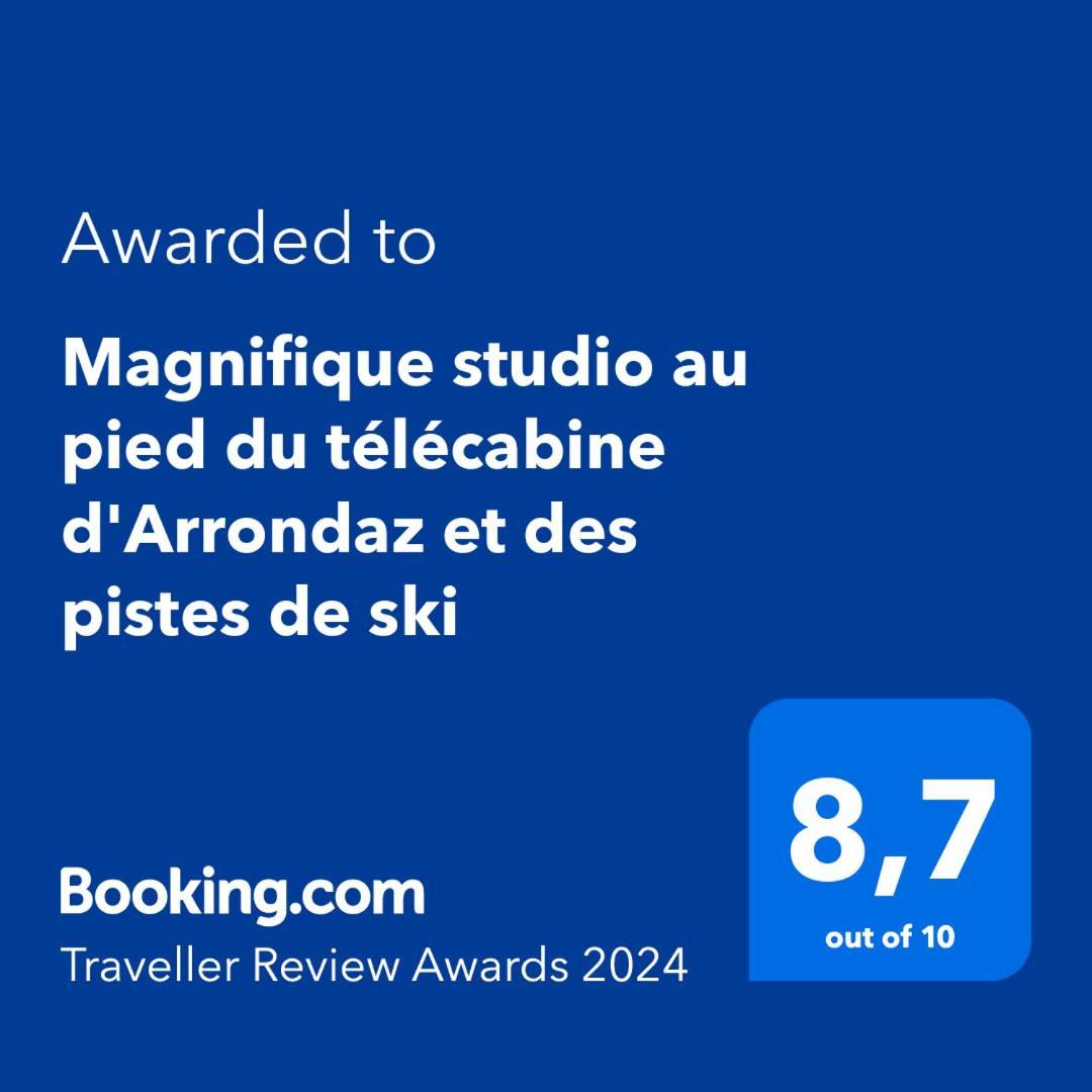 Magnifique Studio Au Pied Du Telecabine D'Arrondaz Et Des Pistes De Ski Modane Buitenkant foto